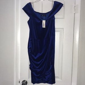 CBR Suade Blue Dress